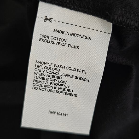 DSG Solid Black Bell Sleeve Crop Top - Picture 7 of 7